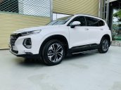 Bán xe Hyundai Santa Fe năm sản xuất 2019, xe màu trắng, cực đẹp, KM chuẩn, có trả góp