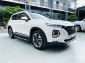 Bán xe Hyundai Santa Fe năm sản xuất 2019, xe màu trắng, cực đẹp, KM chuẩn, có trả góp