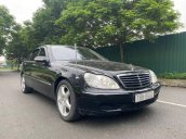 Cần bán Mercedes S500 đời 2004 dkld 2007, màu đen