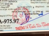 Cần bán gấp Toyota Zace năm 2001 còn mới giá cạnh tranh