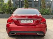 Xe Mercedes C300 AMG sản xuất và đăng kí lần đầu 2015, màu đỏ