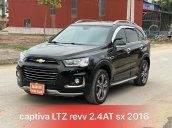 Cần bán Chevrolet Captiva LTZ REVV 2.4AT đời 2016, màu đen, 525 triệu