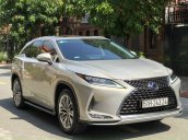 Bán Lexus RX450h sx 2019 đăng ký 2020, xe đi 19.000km màu vàng cát, bao check hãng