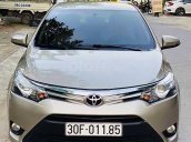 Cần bán gấp Toyota Vios G 1.5AT 2017, màu vàng cát còn mới 