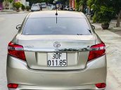 Cần bán gấp Toyota Vios G 1.5AT 2017, màu vàng cát còn mới 