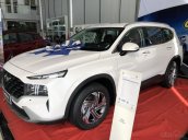 [Hyundai Long Biên] Santa Fe 2021 dầu tiêu chuẩn- hỗ trợ vay 90% chỉ 300tr nhận xe - sẵn xe giao ngay - BH xe 5 năm