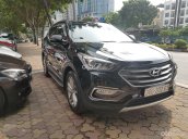 Hyundai Santa Fe 2.4 chạy xăng màu đen đẹp rối ren