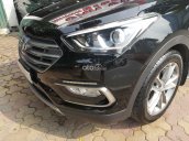 Hyundai Santa Fe 2.4 chạy xăng màu đen đẹp rối ren