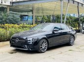 Mercedes-Benz E300 AMG 2021 siêu lướt chính hãng An Du màu đen, bảo hành chính hãng, hỗ trợ 75% giá trị xe