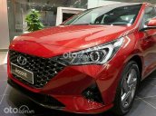 Bán Hyundai Accent 1.4MT full năm 2021, màu đỏ, giá 475tr