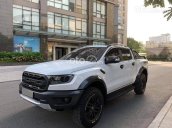 Ford Ranger Raptor 2.0L Bi-turbo màu trắng, biển số Hà Nội, xe đi rất giữ gìn