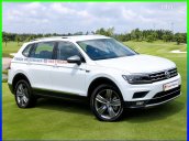 Tiguan Elegance 2021 màu trắng đã được hãng nâng cấp sẵn ghế chỉnh điện và bộ ghế da tuyệt đẹp, sẵn sàng giao ngay