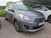 Bán xe Mitsubishi Attrage đời 2016, màu xám, xe nhập số sàn, 268 triệu