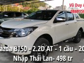 Bán Mazda BT 50 2.2DAT đời 2016, màu trắng