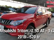 Bán Mitsubishi Triton 2.5D AT đời 2018, màu đỏ