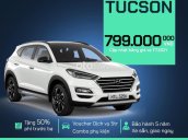 Bán Hyundai Tucson sản xuất năm 2021, màu trắng, giá 799tr