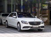 Mercedes S450 Maybach màu trắng nội thất kem, sản xuất 2017, đăng ký 2018