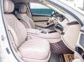 Mercedes S450 Maybach màu trắng nội thất kem, sản xuất 2017, đăng ký 2018