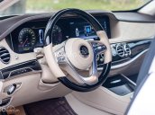 Mercedes S450 Maybach màu trắng nội thất kem, sản xuất 2017, đăng ký 2018