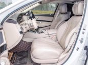 Mercedes S450 Maybach màu trắng nội thất kem, sản xuất 2017, đăng ký 2018