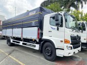 Xe tải Hino 8 tấn, thùng mui bạt 8m6 - tải 8.500 kg