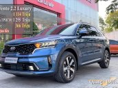 KIA Sorento Luxury 2021 xanh dương giao liền. Giá 1 114 Triệu. Đưa trước 366 Triệu L/H: 0901 078 222