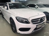 Bán Mercedes C300 AMG sản xuất 2017, màu trắng, bank 75% nhanh gọn