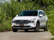 Bán ô tô Hyundai Santa Fe sản xuất 2021 máy 2.5 xăng cao cấp, màu trắng