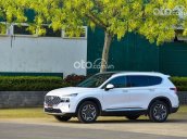 Bán ô tô Hyundai Santa Fe sản xuất 2021 máy 2.5 xăng cao cấp, màu trắng