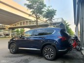 Bán Hyundai Santa Fe dầu tiêu chuẩn đời 2021, màu xanh lam