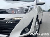 Cần bán lại xe Toyota Vios 1.5G đời 2020, màu trắng như mới