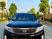 Bán ô tô Kia Sorento 2.4AT năm 2016, màu đen còn mới