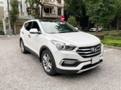 Cần bán gấp Hyundai Santa Fe 2016, màu trắng còn mới