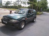 Xe Ssangyong Musso đời 2001, màu xanh lục, giá tốt