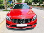 Mercedes C200 sx 2019 màu đỏ, nội thất đen, bảo hành chính hãng đến T10/2022