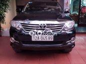 Bán Toyota Fortuner năm 2015, màu đen xe gia đình, 550 triệu