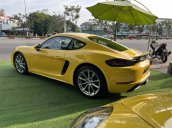 Bán Porsche 718 Cayman sản xuất năm 2021, màu vàng, xe nhập