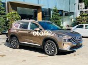 Bán Hyundai Santa Fe đời 2021, màu nâu