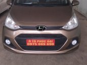 Bán xe Hyundai Grand i10 MT sản xuất 2016, màu nâu, xe nhập như mới