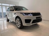 Bán xe Range Rover Sport 2021 màu trắng 7 chỗ, động cơ 3.0 nhập khẩu mới vừa về Việt Nam, xe giao ngay