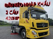 Đầu kéo 2 cầu Dongfeng nhập khẩu 100% - Động cơ 420HP 