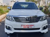 Bán Toyota Fortuner Sportivo TRD 2 cầu máy 2.7 số tự động model 2016 màu trắng tuyệt đẹp mới 90%