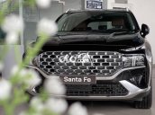 Bán Hyundai Santa Fe 2.5L xăng tiêu chuẩn năm sản xuất 2021, màu đen