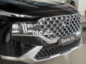 Bán Hyundai Santa Fe 2.5L xăng tiêu chuẩn năm sản xuất 2021, màu đen