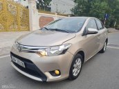 Cần bán lại xe Toyota Vios MT sản xuất năm 2016, màu kem (be)