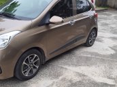 Bán Hyundai Grand i10 năm 2017, màu nâu cafe rất đẹp, xe 1 chủ từ mới, giá cạnh tranh