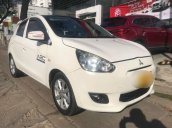 Bán Mitsubishi Mirage 1.2MT sản xuất 2014, màu trắng số sàn, giá tốt