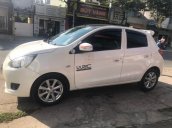 Bán Mitsubishi Mirage 1.2MT sản xuất 2014, màu trắng số sàn, giá tốt