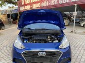 Bán ô tô Hyundai Grand i10 Sedan sản xuất 2017, màu xanh lam, giá tốt, hỗ trợ làm thủ tục sang tên, rút hồ sơ xe nhanh gọn