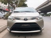 Bán xe Toyota Vios E CVT năm 2018, màu vàng, 423 triệu